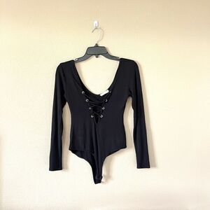 Stella Luce Lace Up Bodysuit